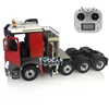 1/14 8*8 LESU RC Tractor Truck Metal Chassis 3Speed Transmission Rack Painting Cabin Servo Motor Light Sound Radio ESC for Toy 6