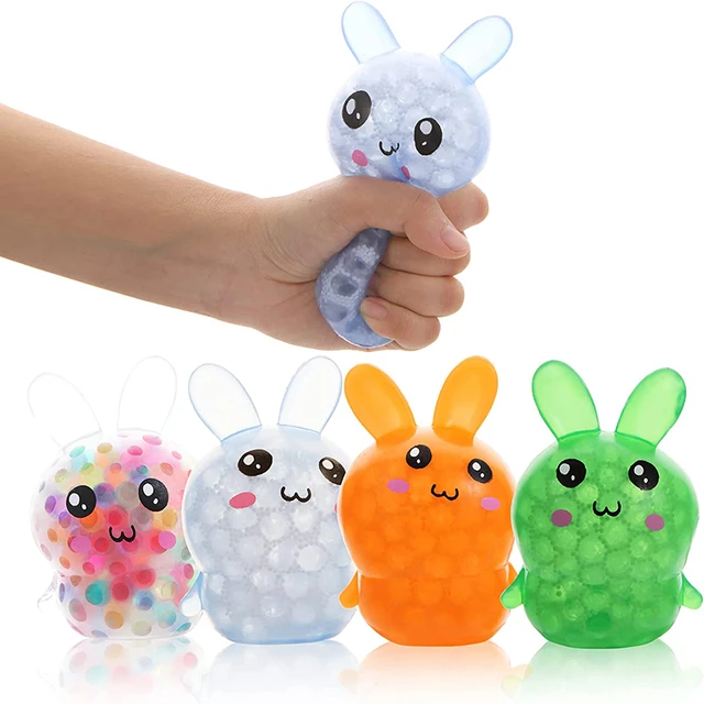 Boule anti-Stress lapin de pâques, jouet pour enfants et adultes, boule anti -Stress remplie de perles d'eau pour se détendre, cadeau de pâques -  AliExpress