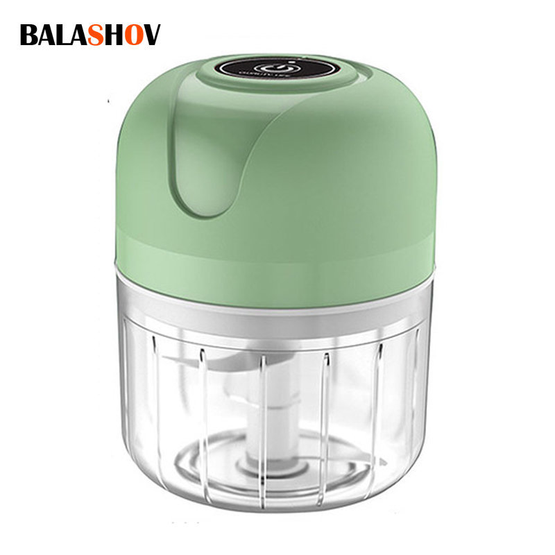 250ml Electric Garlic Chopper USB Meat Grinder Garlic Masher Machine Sturdy Durable Crushed Ginger Vegetable Crusher Kitchenware