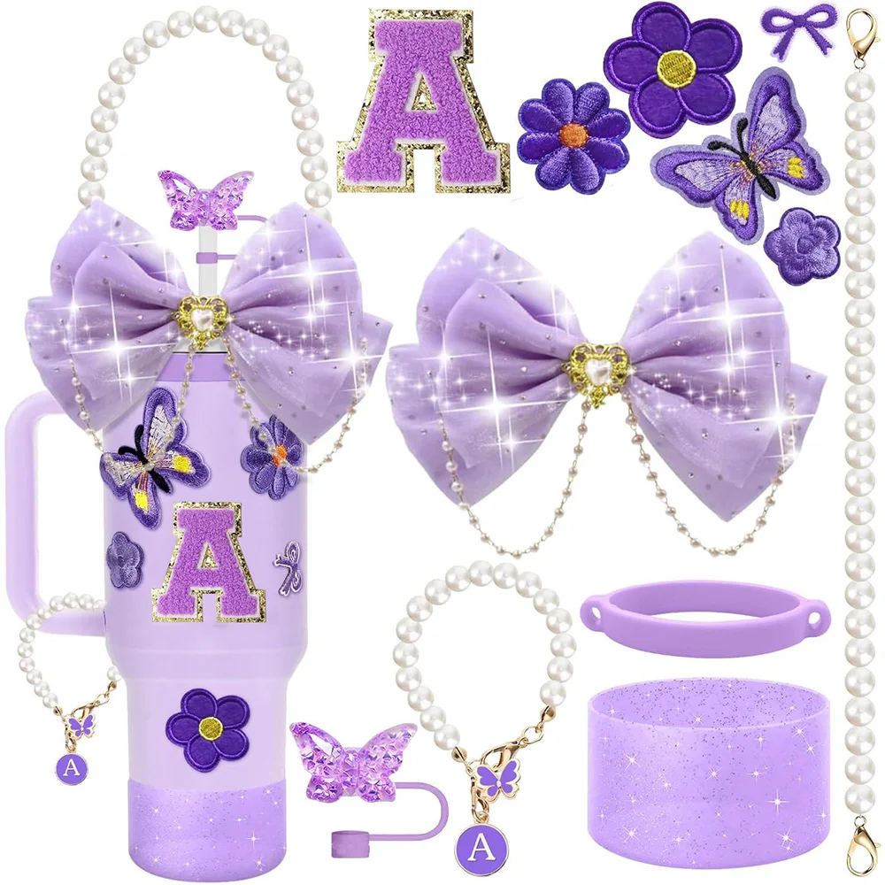 Violett 12tlg. Tassen-Zubehör-Set für Stanley 40oz.