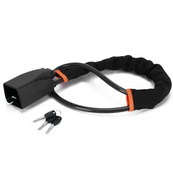 Heavy - Duty Car Steering Wheel Anti - Theft Lock with Easy Installation & Dual Keys (Black)