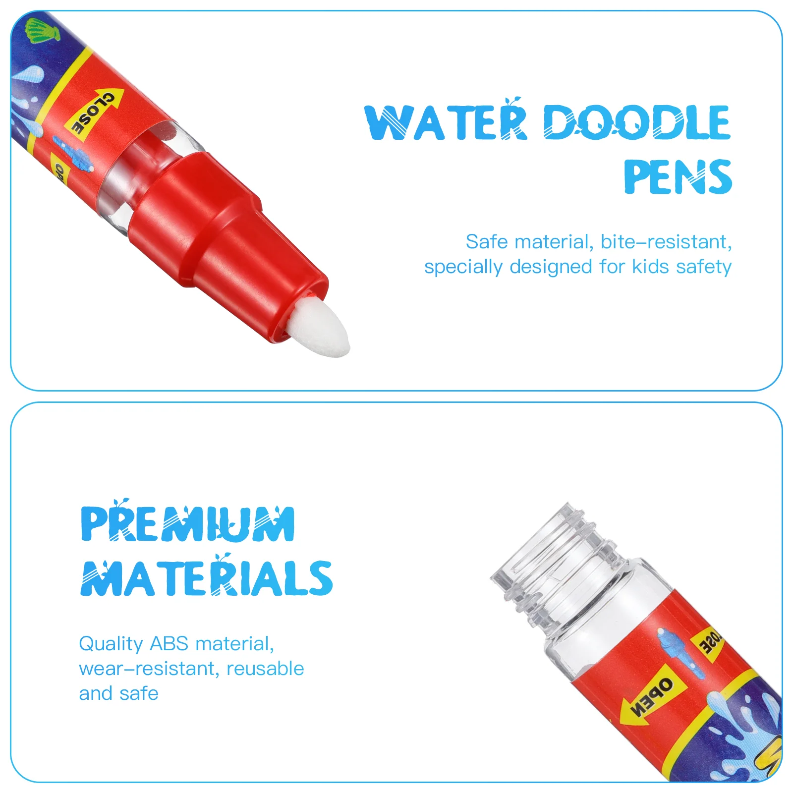 Water Brush Pens Painting Drawing Hand Writing Educational Tools Kindergarten Props