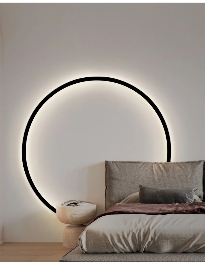 Extreme Simple Wall Light Living Room Background Wall Lamp Decoration