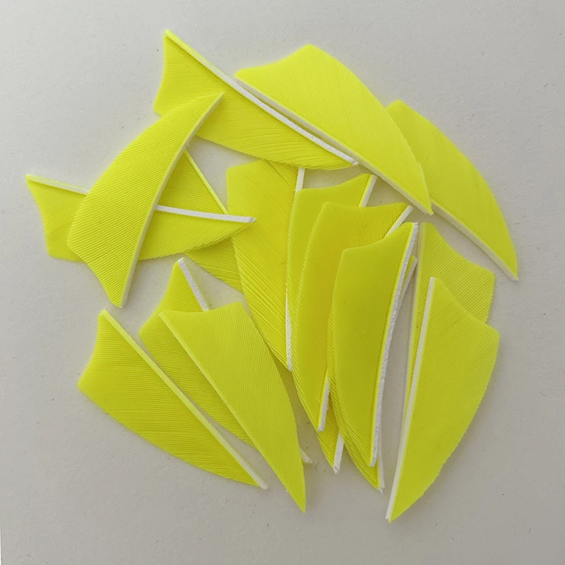 50Pcs/lot 2 Inch Hunting Arrow Feathers Fletching Right Wing Shield Cut Turkey Feather Archery Vanes for  Arrow Accessories 4