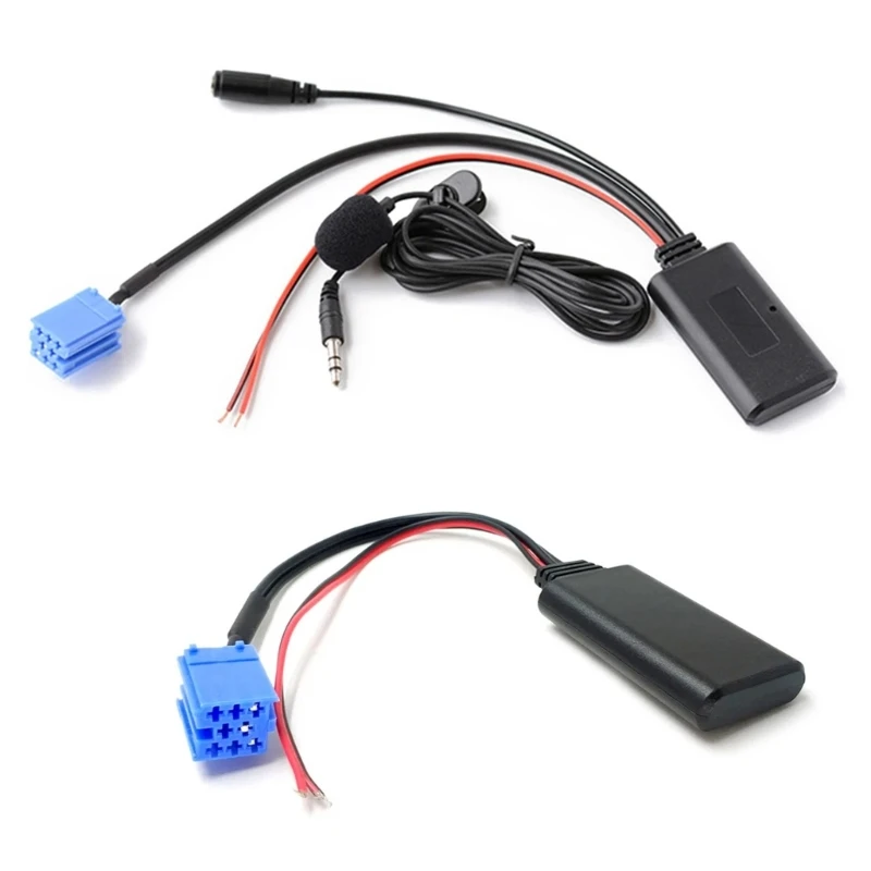 

Автомобильный беспроводной Bluetooth-совместимый 8-контактный соединительный кабель AUX-адаптер