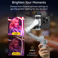 AOCHUAN Smart XPro Ai Grey Gimbal Stabilizer For iphone And Android 3-Axis Intelligent Gimbal Stabilizer Appless Face Tracking - Image 5