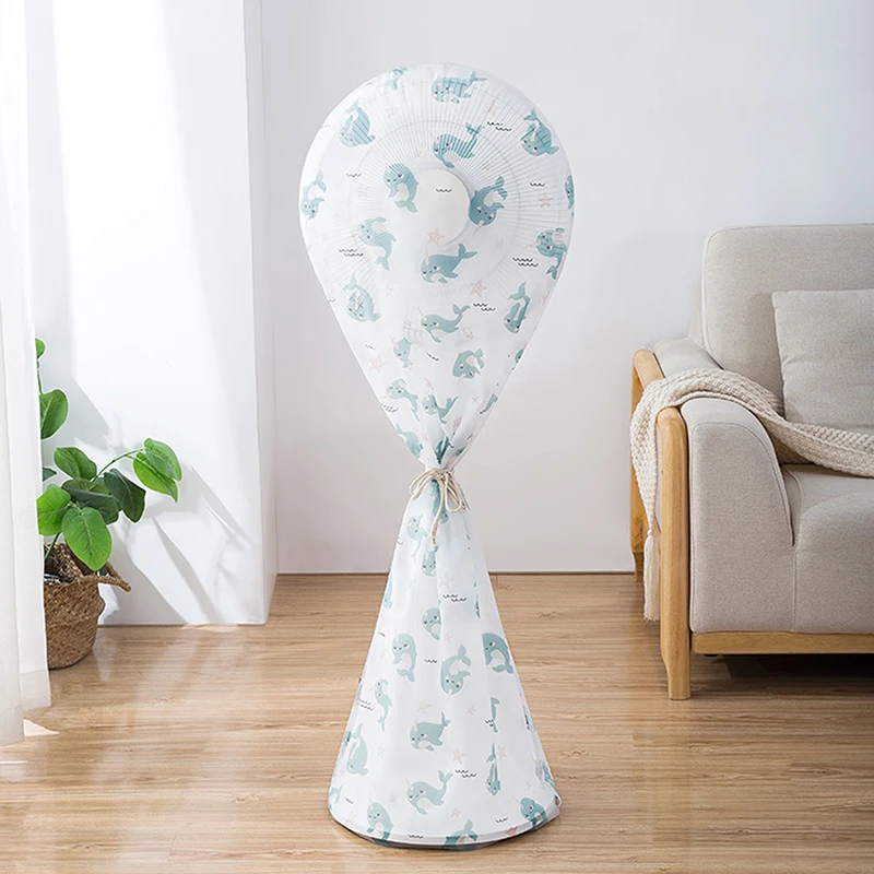 Portable Dustproof All-inclusive Electric Fan Dust Cover Household Floor Fan thumbnail 4