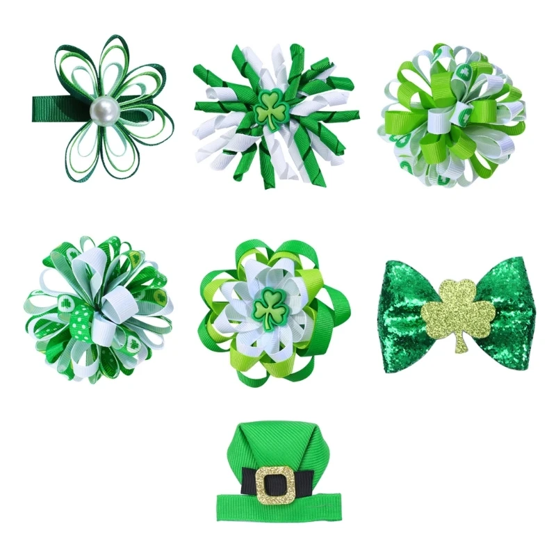 Hair Barrettes Lovely Patrick's Day Hair Clips Kids Hairpins Fashion Barrettes Headwear Hair Grip for Infant Girls