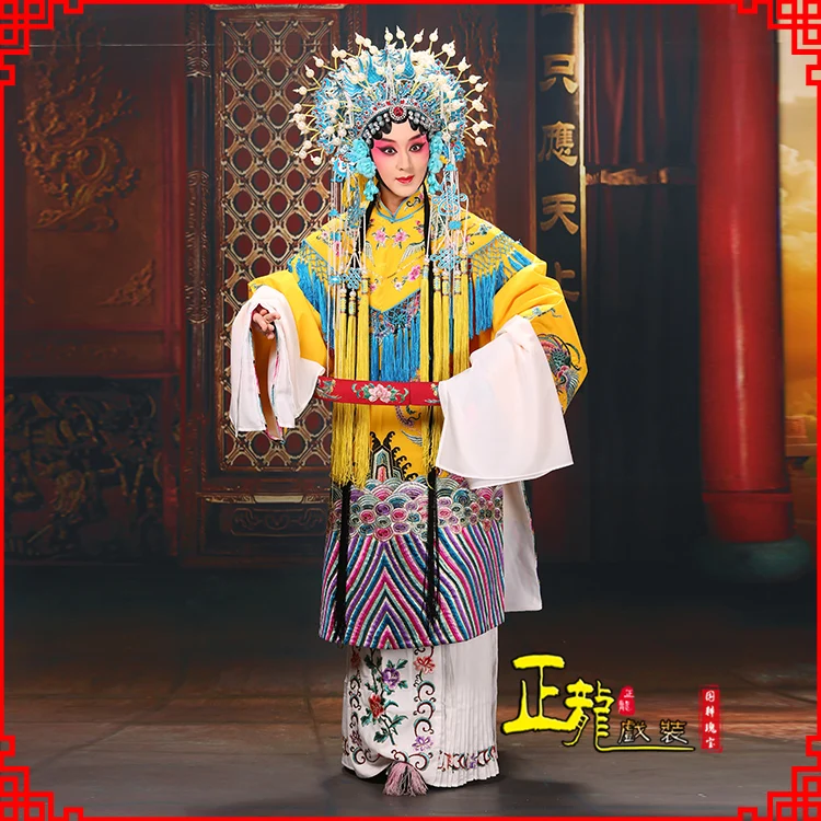 Costume Women's Peking Opera Play Costume Drama Collection Performance Phoenix Coronet Cape Decoration