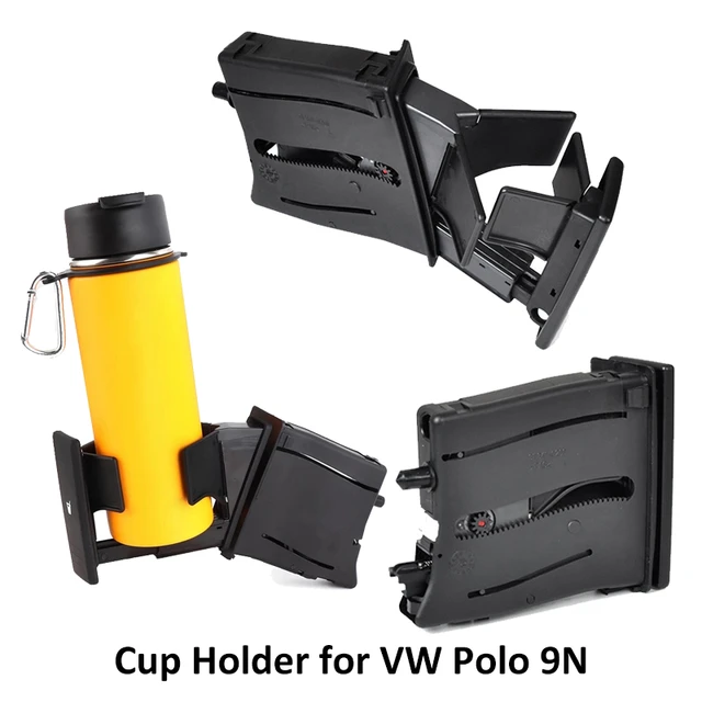 For POLO 9N 2002 2003 2004 2005 2006 2007 2008 2009 2010 Cup Holder Car  Center Console Card Slot Drink Holders 6Q0858602E NEW