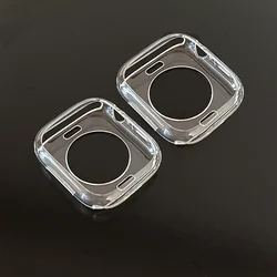 Premium TPU Bumper Cover for Smartwatch - 1 to 4 Pack, Full Protection, No Screen Protector Included (2 pcs transparent)