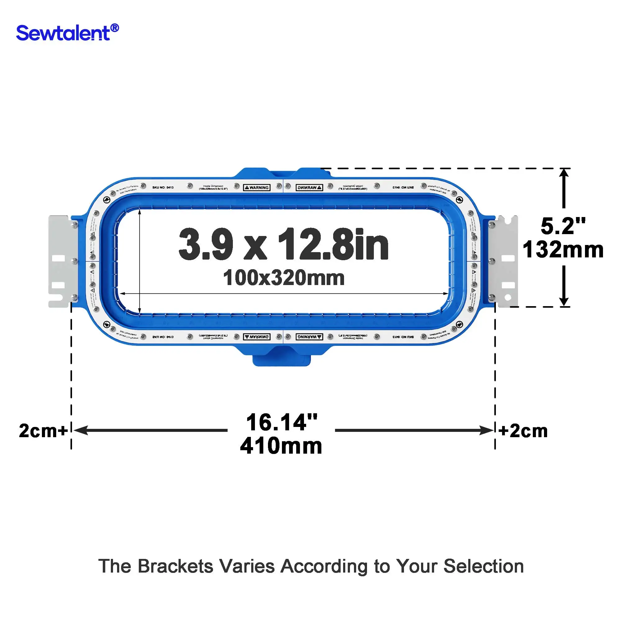 

Sewtalent Magnetic Mighty Hoop Frame Embroidery Hoops for Feiyue/yamata FY1202 TCN/ 1501TCN Multi function Embroidery Machine