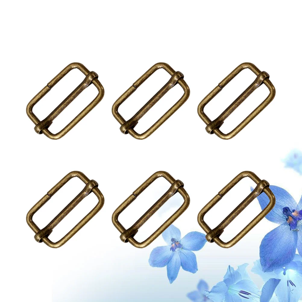 

100 Adjustable Metal Slides Buckle Roller Buckles Belt Connection Metal Roller Pin Buckles Slides for Belt Backpack Clothes