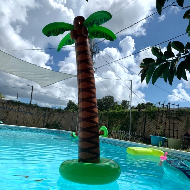 Aufblasbare Palme 167,6 Cm – Coole Partydekoration Für Luau, Poolparty & Grillen