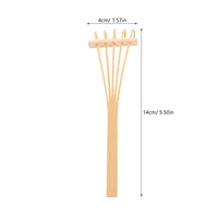 3 Pcs Rake Mini Bamboo Tabletop Rakes Meditation Wooden Feng Shui Decor Zen Garden Sand Child 2