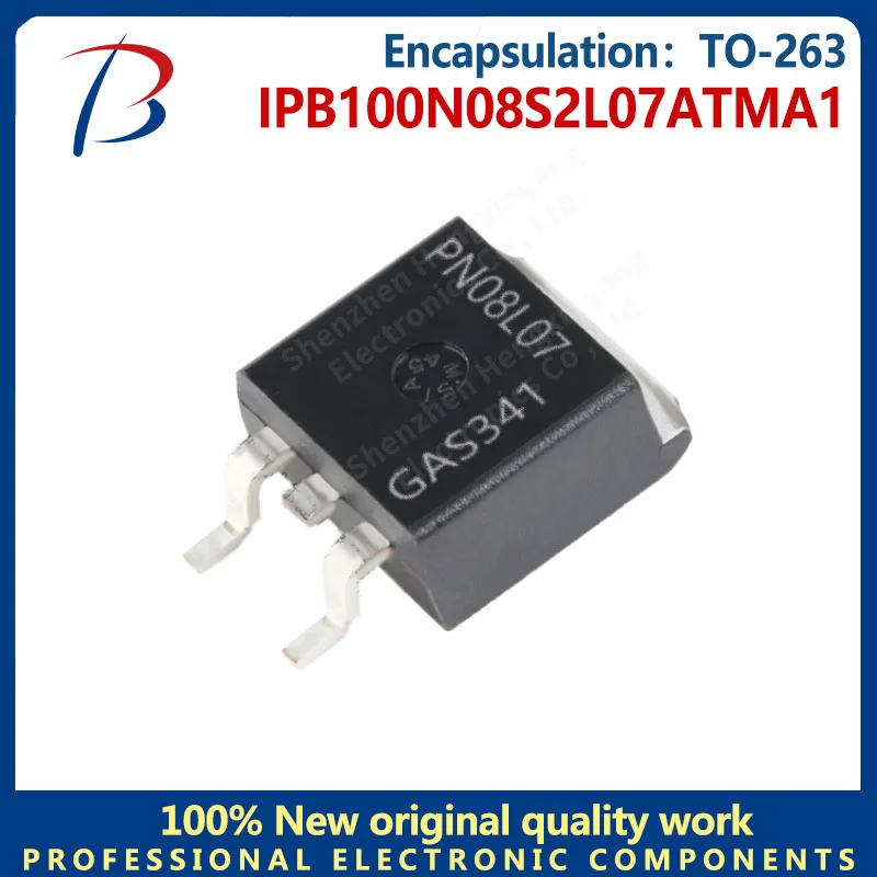 

5 шт. IPB100N08S2L07ATMA1 посылка TO-263 N напряжение канала: 75 в ток: 100A полевой транзистор