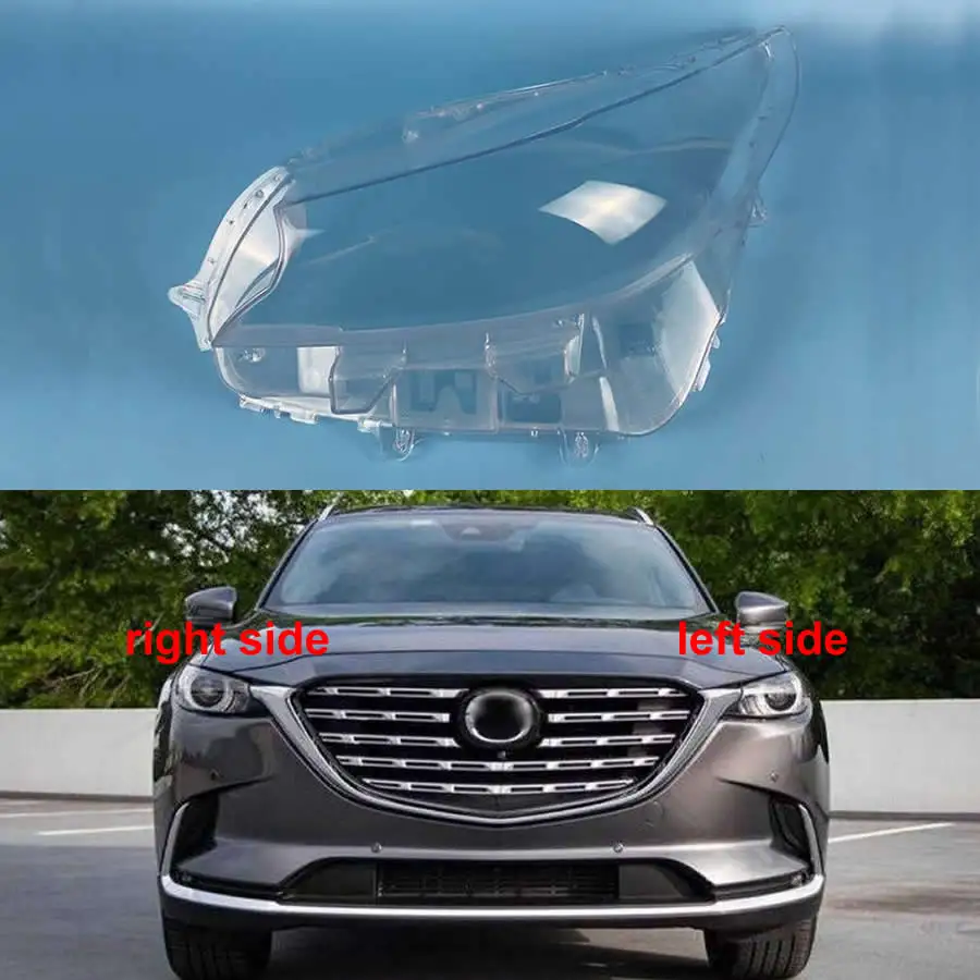 

Для Mazda Cx-9 Cx9 2016-2021 налобный фонарь крышка фары прозрачные линзы корпус лампы маски оргстекл заменить оригинальный абажур X