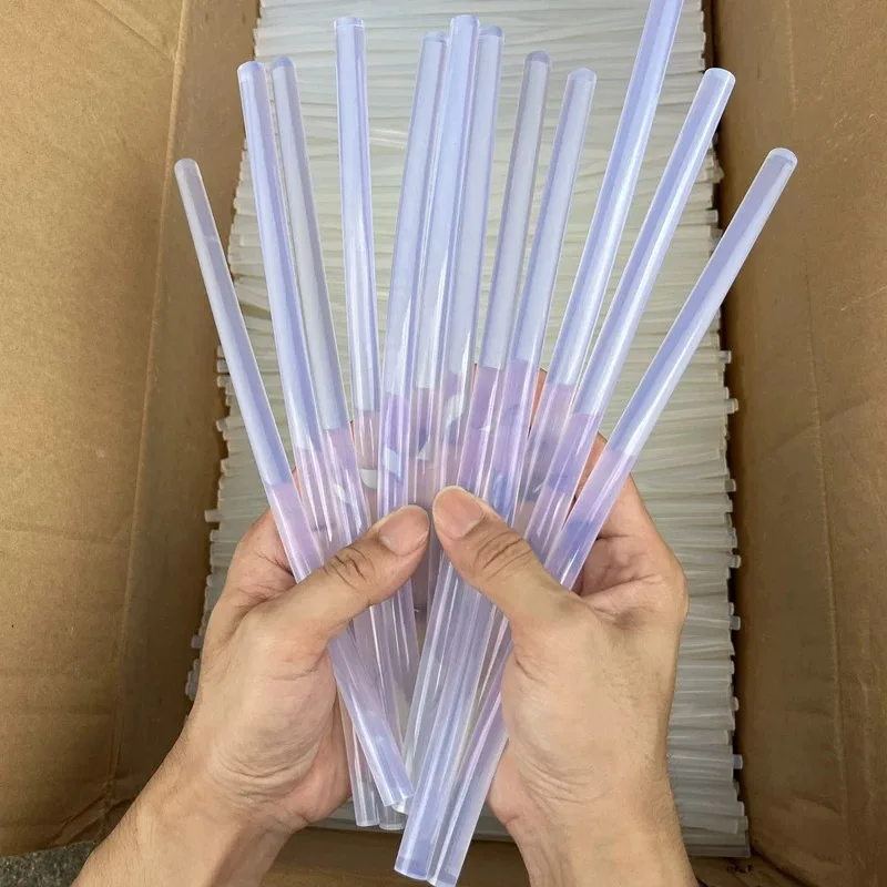 50pc keratin for hair extension glue stick Black/ clear glue stick 7*15 mm material for hair extensions gun