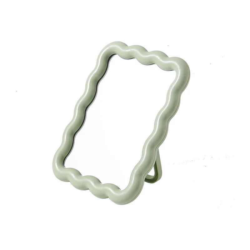 Portable Foldable Cute Vanity Mirror – Solid Color and Compact Design