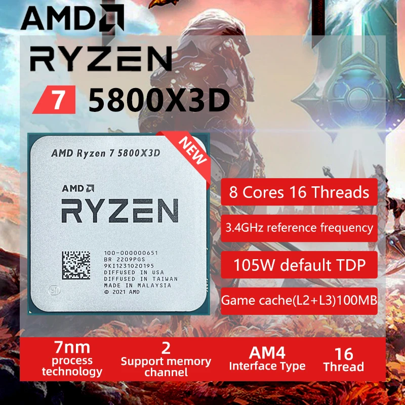 Amd Ryzen 7 5800x3d R7 5800x3d 3 4 Ghz 8 core Processador Cpu De 16 amd-ryzen-7-5800x3d-r7-5800x3d-3-4-ghz-8-core-processador-cpu-de-16
