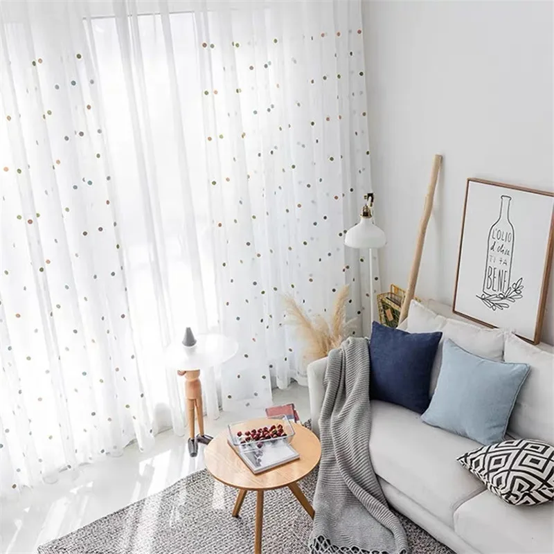 VISIONTEX Lot De 2 Rideaux Transparents De 213,4 Cm De