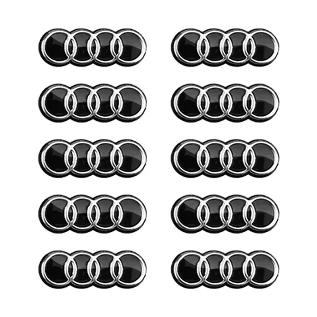 Volante Dell'auto Pannello Centro Emblema Adesivo Copertura Trim Per Audi A3 8P S3 8V A4 B6 B7 B8 A6 C6 A5 A8 Q3 Q5 Q7 2010 2011 2012 - Foto 12