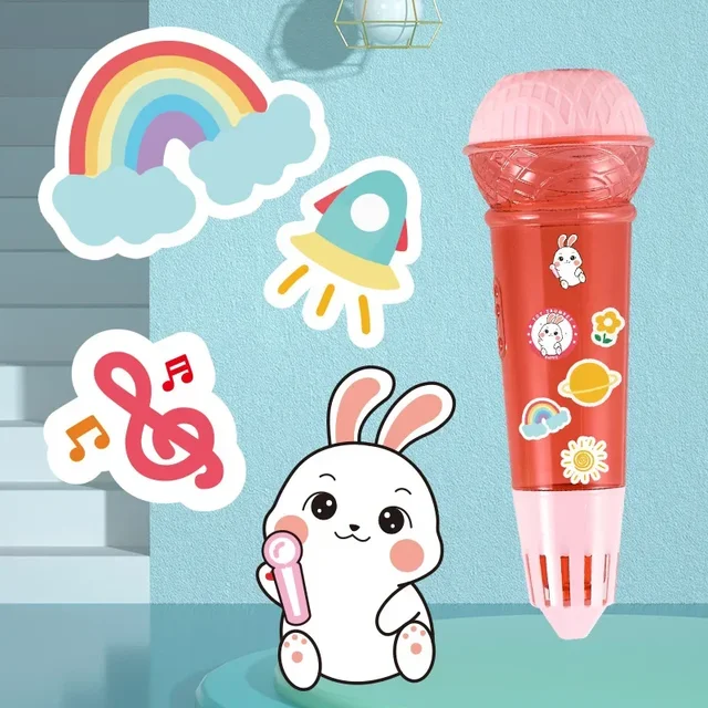 24cm Large Echo Microphone Physical Children's Echo Microphone Singing Toy Music Enlightenment Echo Production Practice 3
