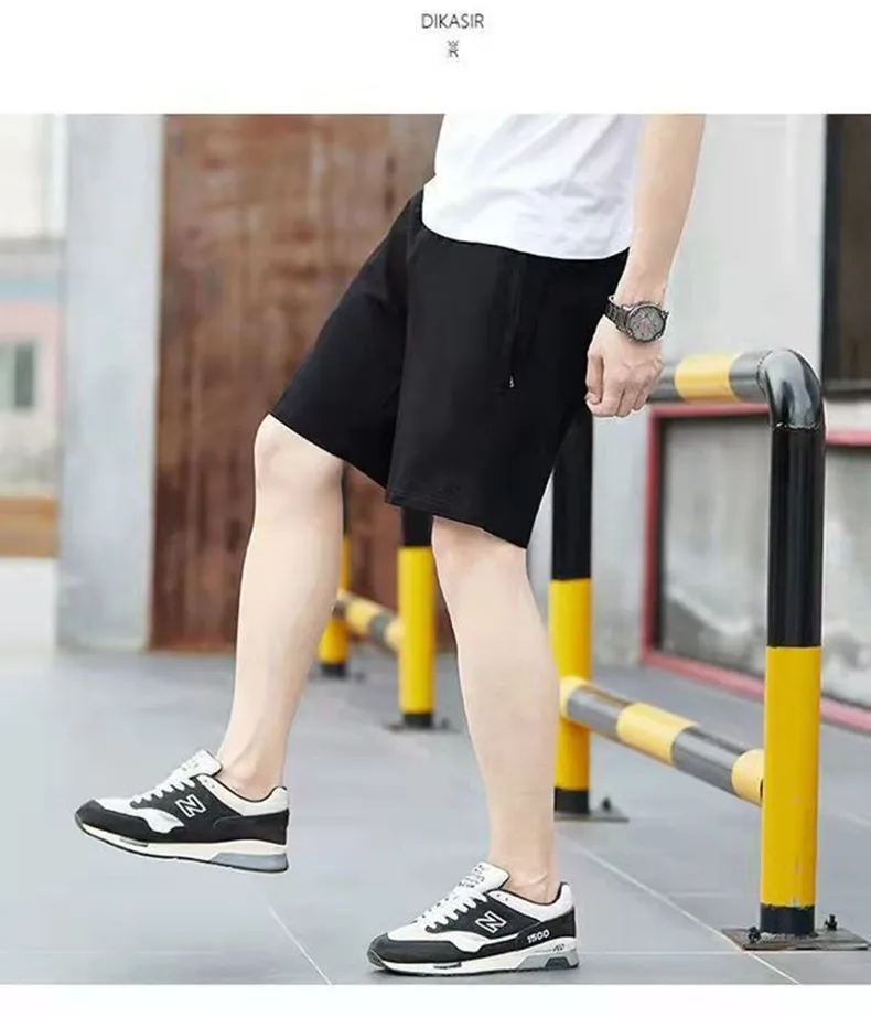 남성용 체육관 반바지, 보디빌딩 코튼 피트니스 루즈 반바지, 여름 해변 악어 반바지, 캐주얼 편안한 스트리트웨어