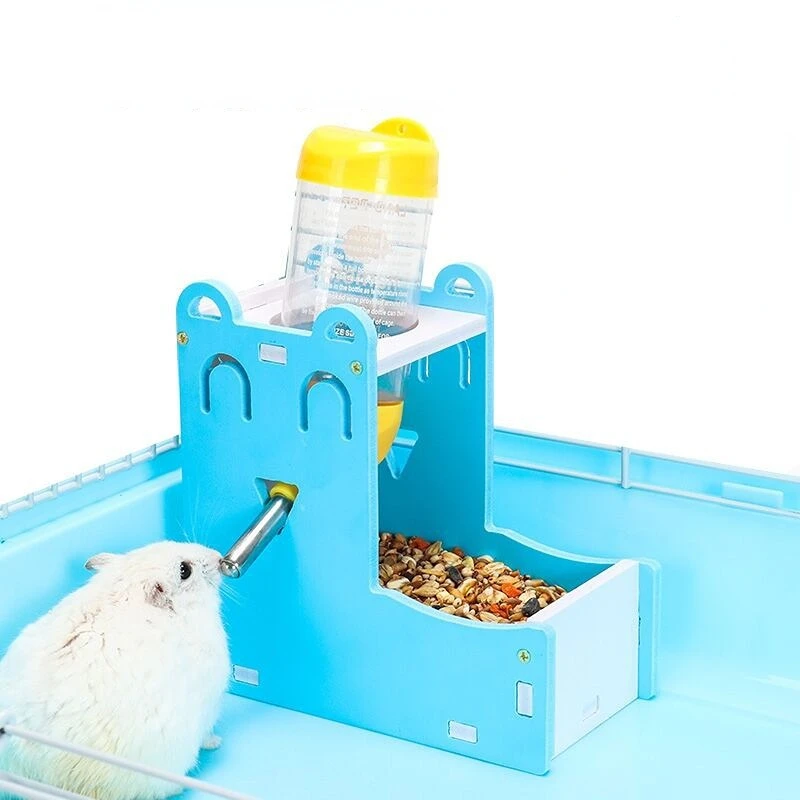 Durable Hamster Drinker Small Pet Bottle Holder Hamster Rabbit Food Feeder Cute Mini Water Feeding Pet Supplies New