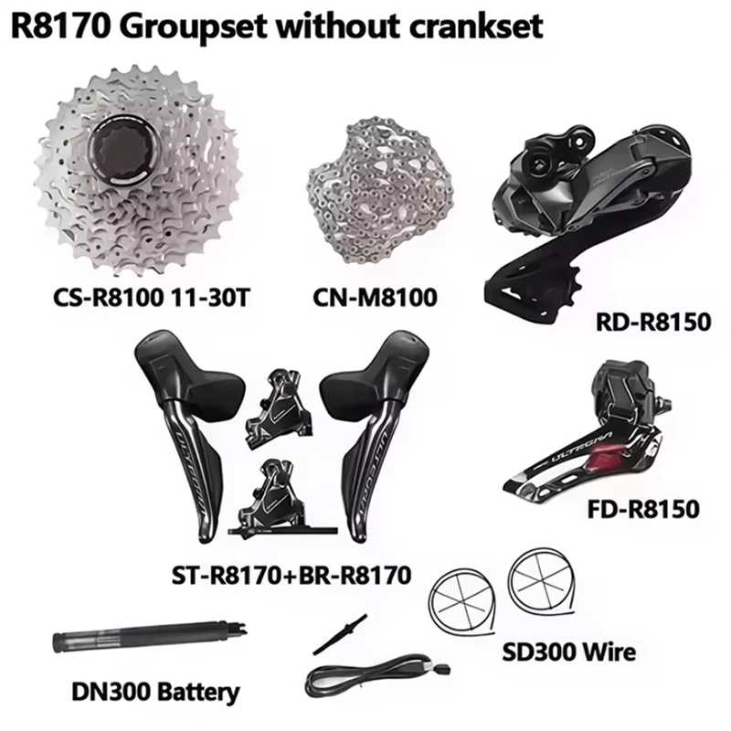 Shimano-ultegraリアディレイラー,r8170 di2電子部品,2x12s,r8150