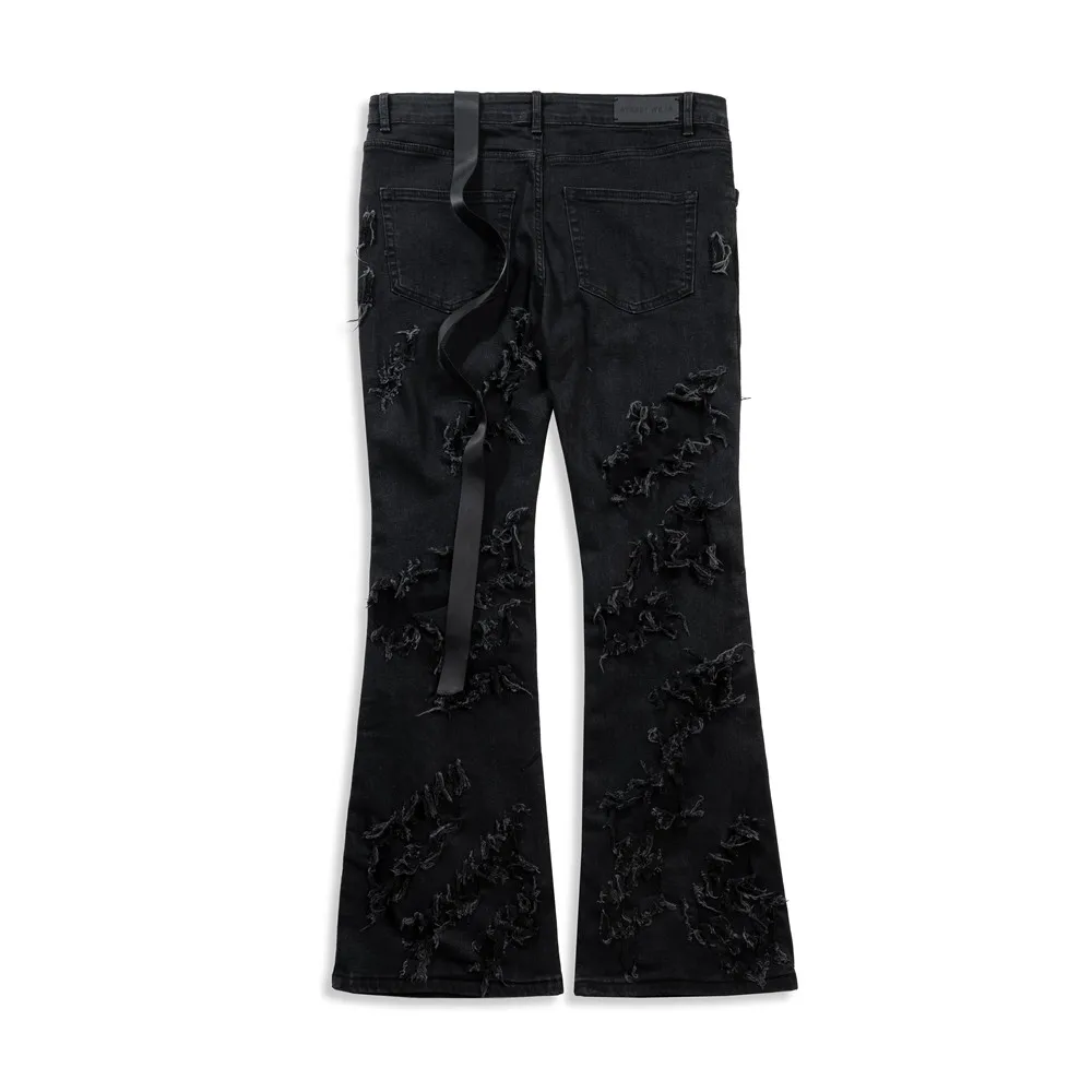 Men Denim Jeans Cotton Gothic Men