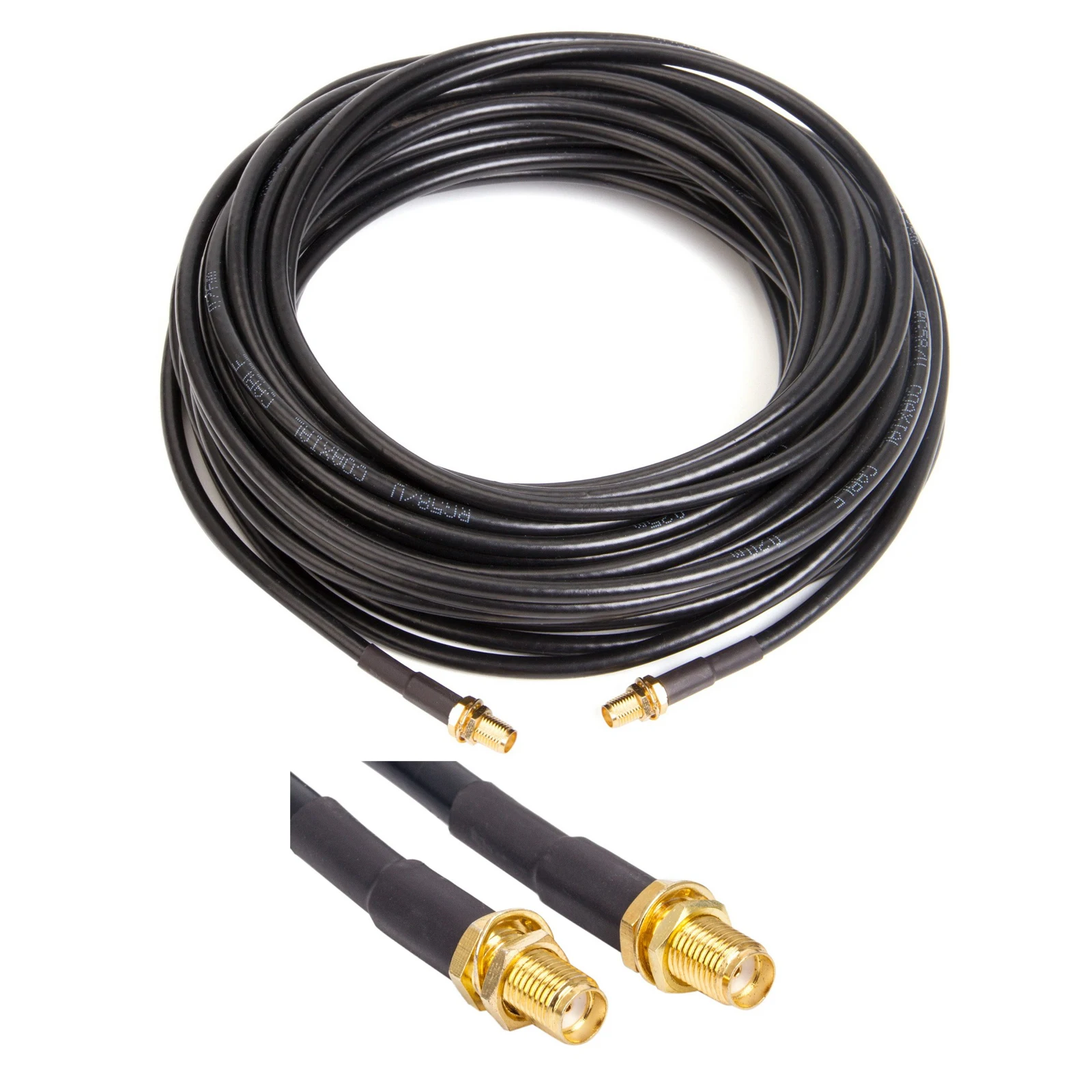 5M feeder SMA female to SMA female Extension Cable for Coax Coaxial WiFi Network Card Router Antenna RF Connector RG174 Cable