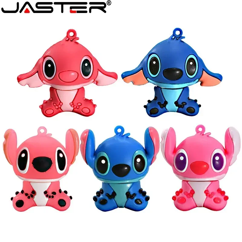 Jaster Usb Flash Drives Cartoon Multi Estilo Boneca Bonito 64gb Azul 32gb Rosa Presente Chaveiro 16gb Pen Drive Presente Criativo Férias - Imagem 3