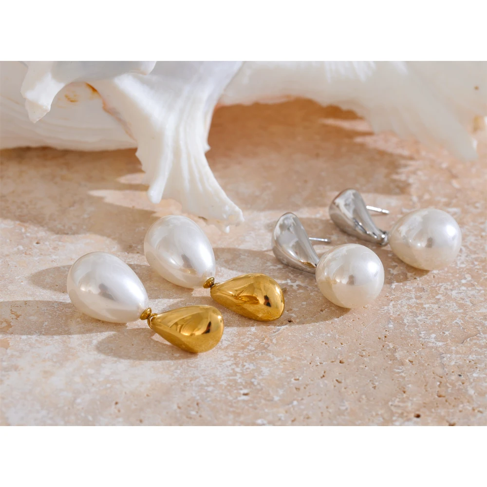 Yhpup Earrings Simulated Pearls