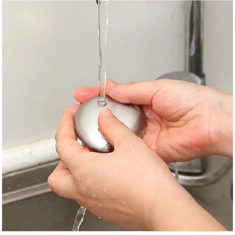 Stainless Steel Soap Hand Odor Remover Bar Soap Garlic Deodorize Gadget Tools Kitchen Bar Eliminating Odor Remover