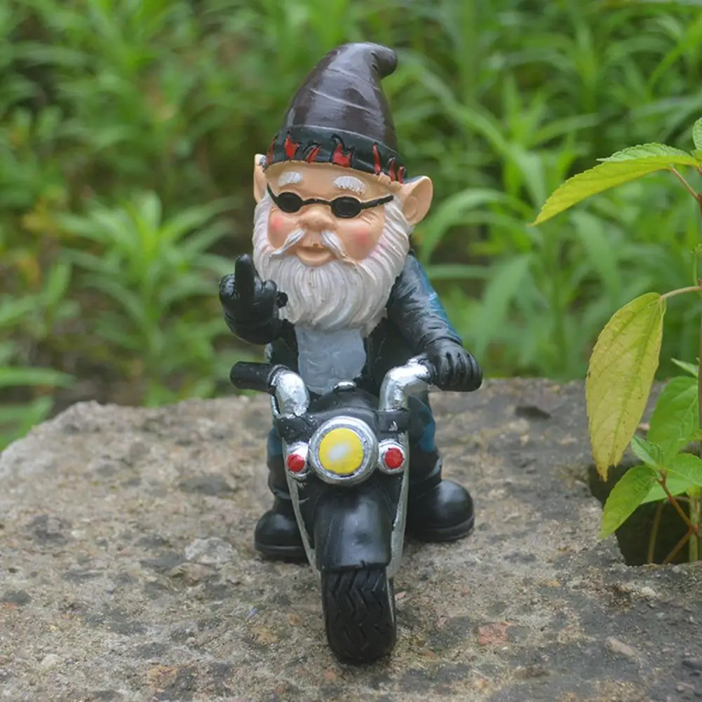 

Resin Decoration Whimsical Waterproof Gnome Sculpture for Outdoor Lawn Decoration Resin Garden Statue with Funny Shape Outdoor