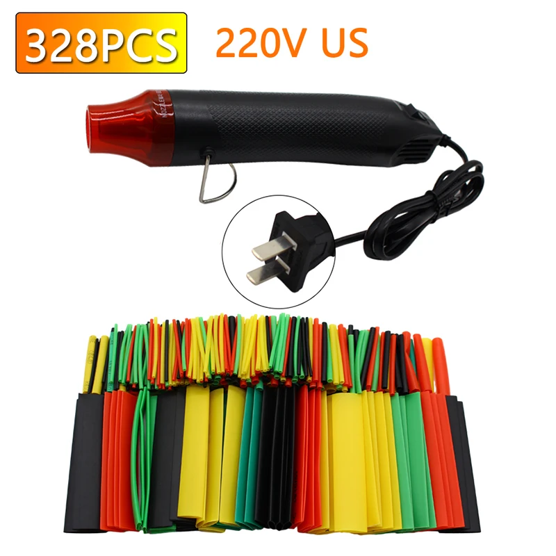 300W Hot Air Heat Gun Electric Power Temperature Blower Thermoresistant Tube  Heat Shrink Wrapping Shrink Tube With Hot Air Guns - AliExpress