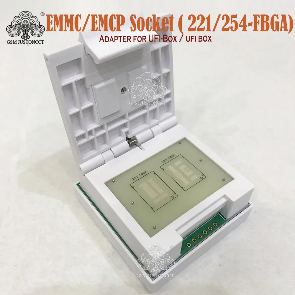 2022 New original UFI Box / Ufisocket Support FBGA 153/169/162/186/221/254 for EMMC Service Tool repair,resize,format,erase