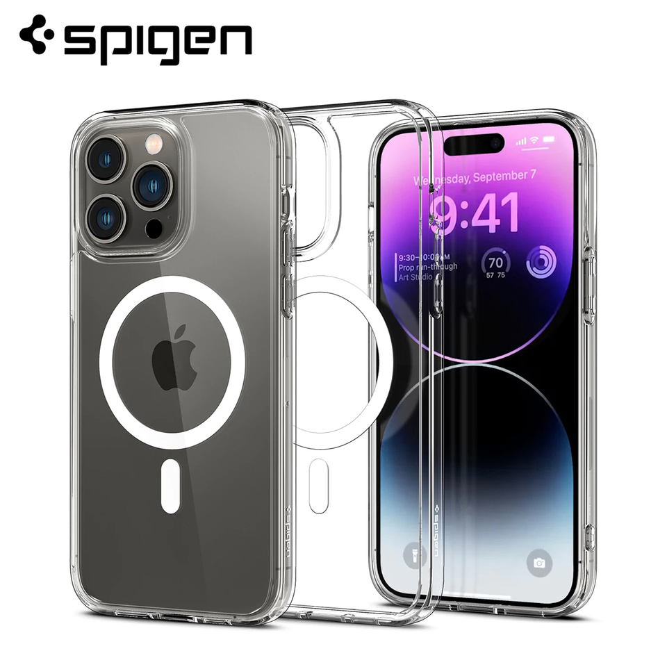 Spigen Ultra Hybrid MagFit Case for iPhone 14 Pro Max / 14 Pro / 14 Plus / 14 - Compatible with MagSafe