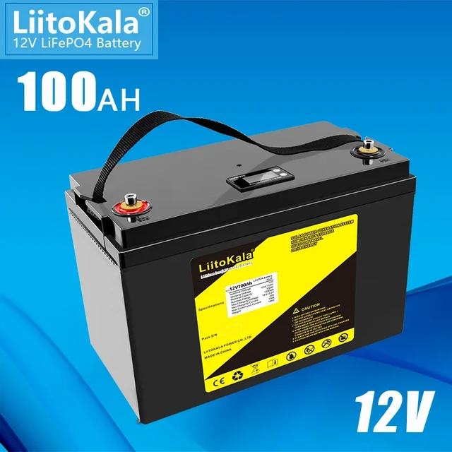 LiitoKala 12V 12.8V 200Ah 300Ah 40Ah 50Ah 60Ah 100Ah 120Ah 150Ah LiFePO4  Battery For RV Campers Golf Cart Off-Road Off-grid - AliExpress