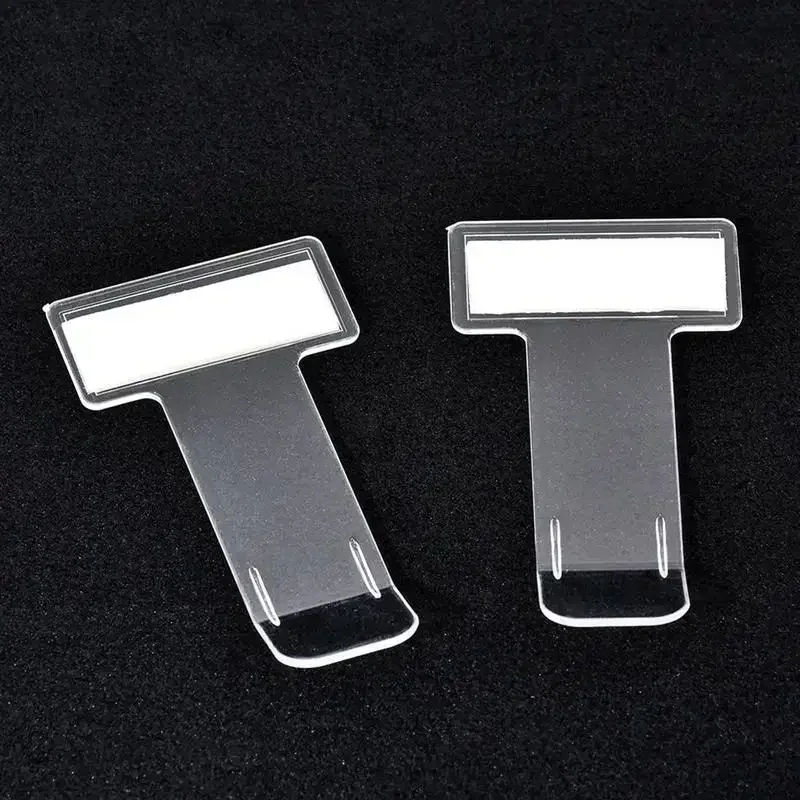 Soporte Adhesivo Para Tickets De Parking - Clip Transparente Para Parabrisas 4 O 6 Unidades
