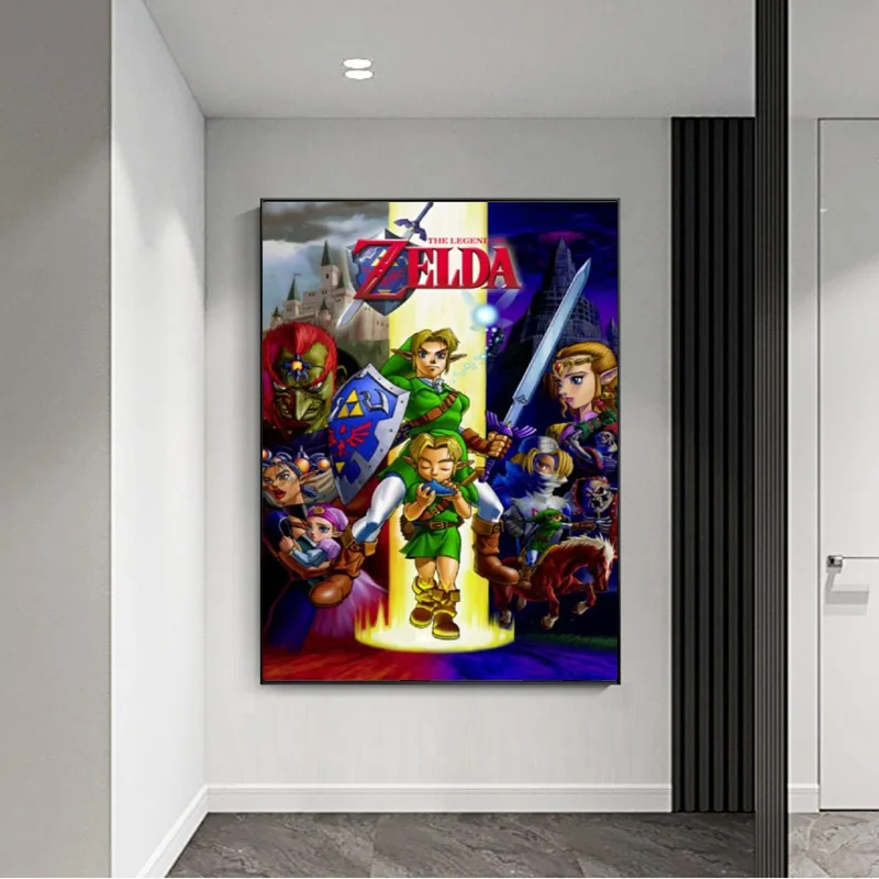 Walkthrough Zelda Ocarina Time Zelda Ocarina Time Switch Posters Prints Modern Aliexpress