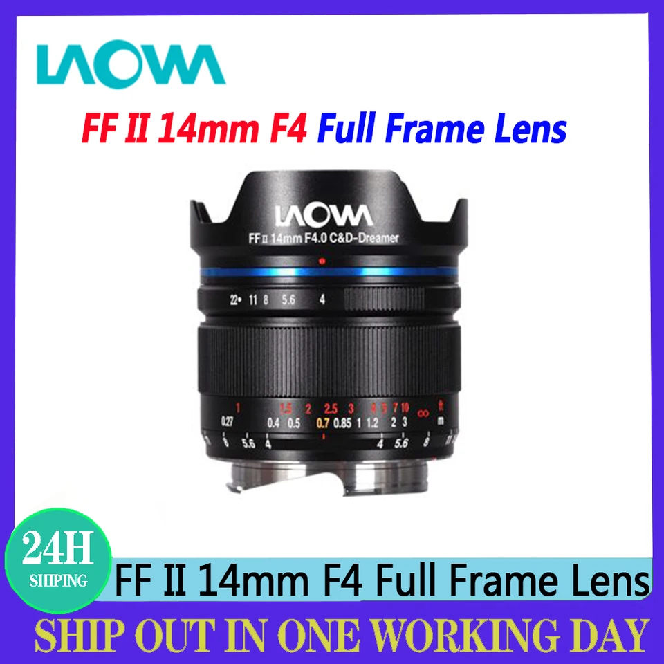 LAOWA FF II 14mm F4.0 Full Frame Manual Focus Camera Lens For