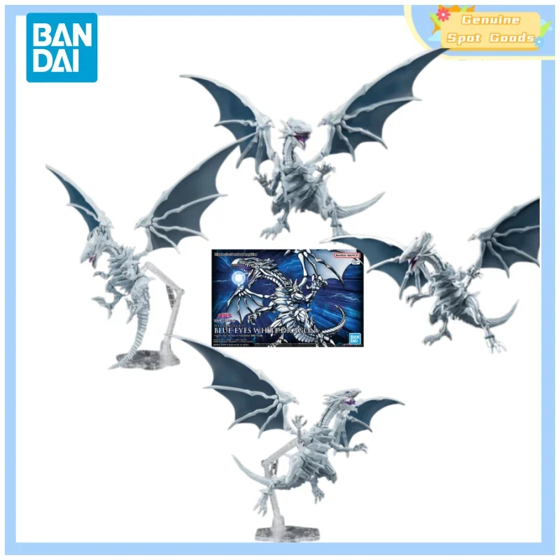 

Фигурка Bandai Yu-Gi-Oh из аниме «Голубые глаза», белая, блестящая, фигурка SA, игрушки, оригинальная совершенно новая модель, подарок для детей