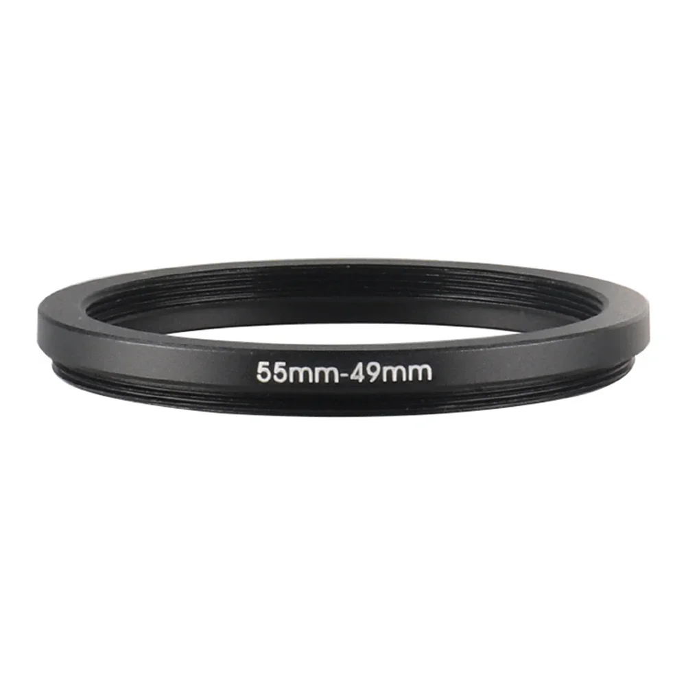 

Aluminum Step Down Filter Ring 55mm-49mm 55-49mm 55 to 49 Filter Adapter Lens Adapter for Canon Nikon Sony DSLR Camera Lens