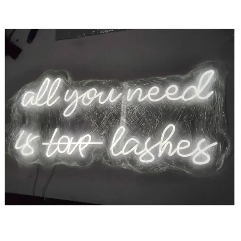 Custom , Custom China Neon Sign Led Neon Light Sign Lashes Room Decor All You Need Is Love Neon Sign Lighting Words 30 inch this is my happy place neon sign custom wedding neon sign led neon light sign for wall decor bedroom decor housewarming