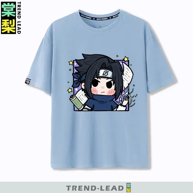 Kids' Trendy Naruto Cartoon Character Short Sleeve T-Shirt