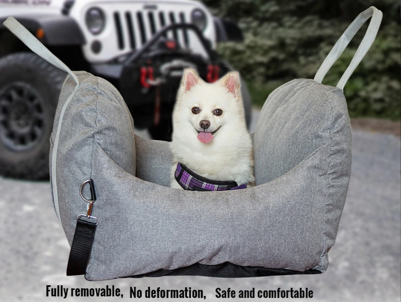 Creative Portable Car Dog Kennel Portable Nest SUV Front and Rear Car Kennel Home Dog Cat Bed Outdoor Dog Car Seat Universal