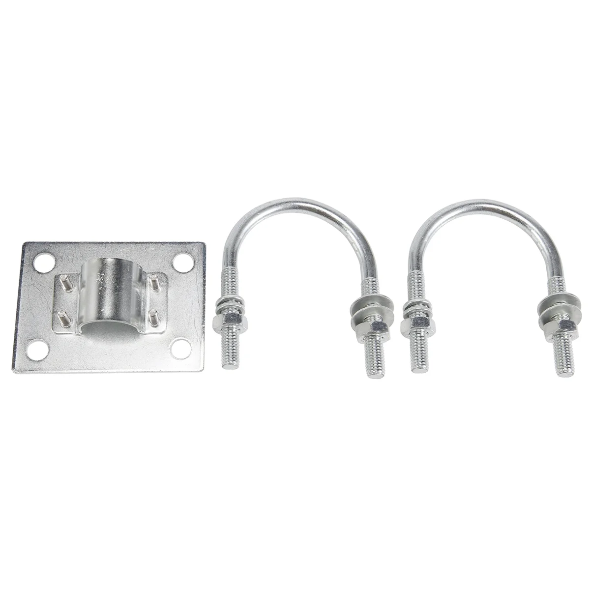 Antenna Clamp Antenna Mast Bracket U-Bolts Anti-Rust Panel Pipe Mounting Hardware For Outdoor LoRa Antenna Helium