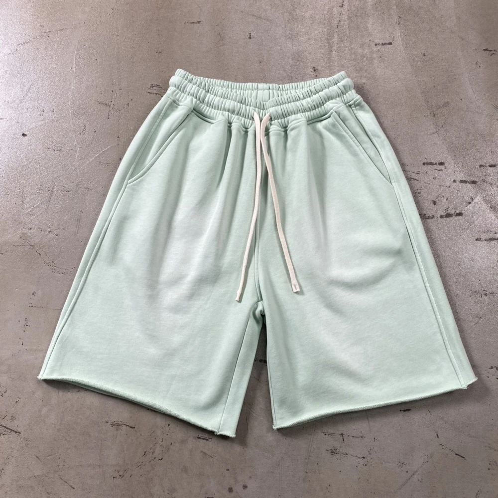 Vintage Washed Shorts For Men Casual Women Knee Length Baggy Pants Men's Clothing Summer Y2k Unisex Goth Streetwear Male Clothes